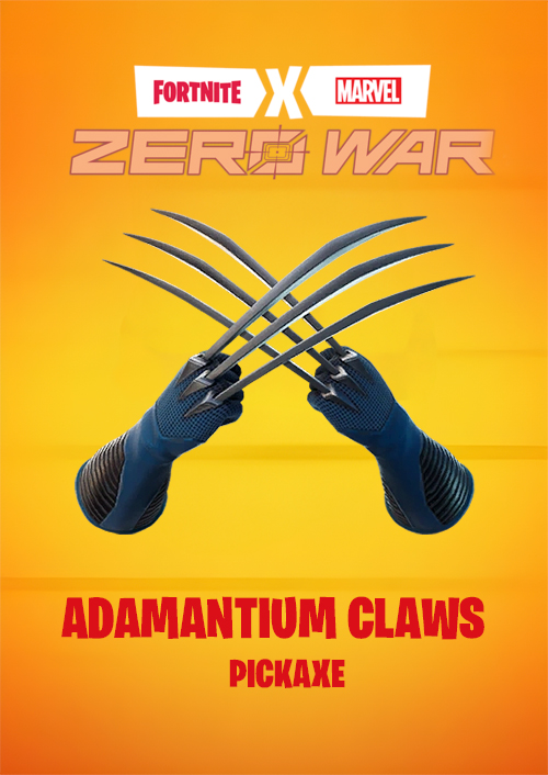 Fortnite x Marvel - Wolverine Adamantium Claws Pickaxe PC - DLC hoesje