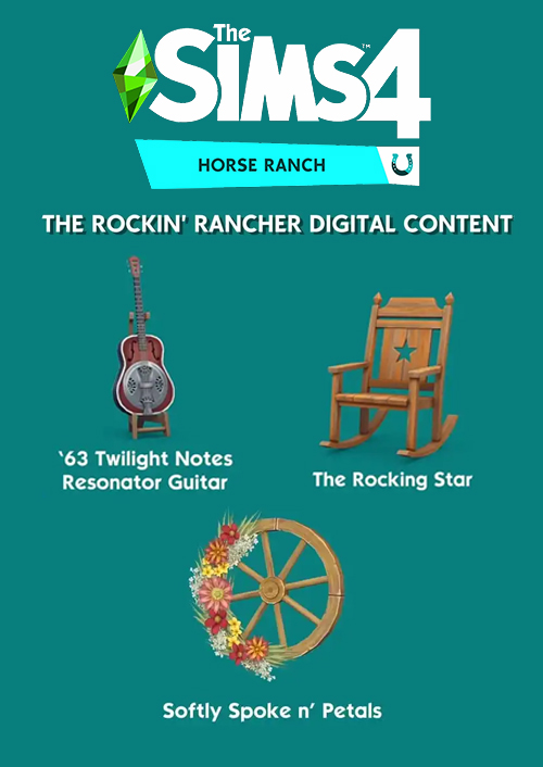 The Sims 4 : Rockin' Rancher Digital Content PC - DLC hoesje