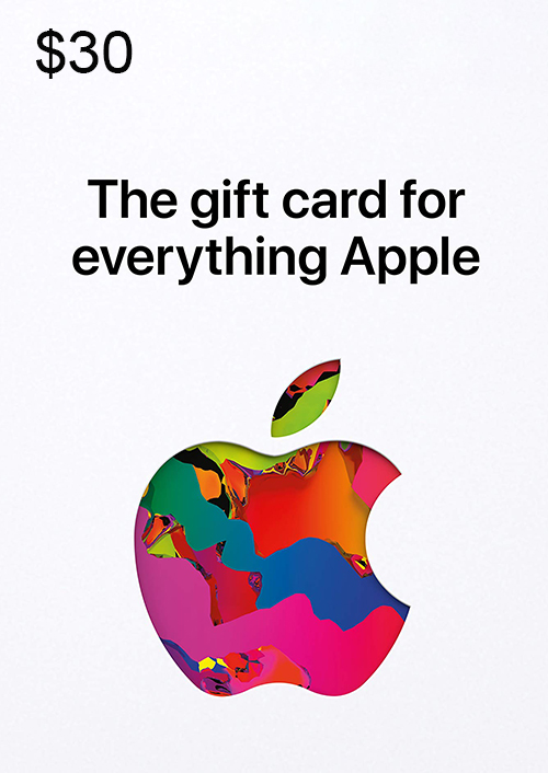 Apple Gift Card 30 USD (USA) hoesje