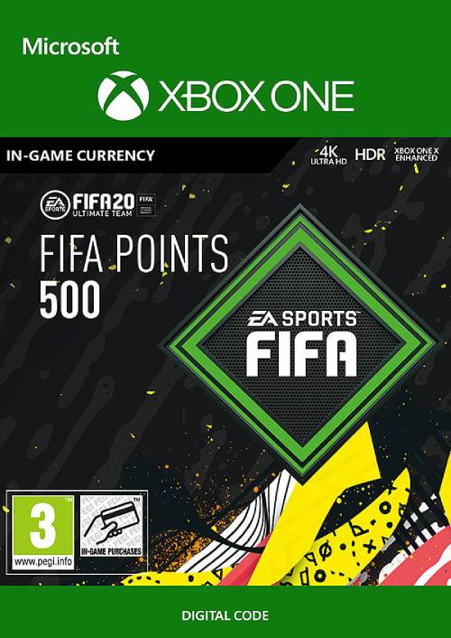 FIFA 20 - 500 FUT Points Xbox One (WW) hoesje