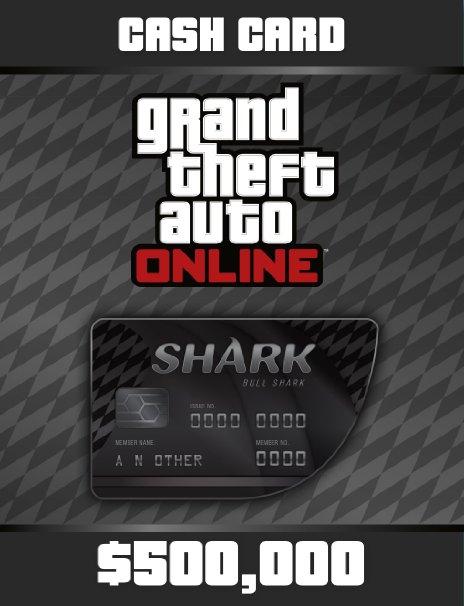 Grand Theft Auto Online (GTA V 5): Bull Shark Cash Card PC hoesje