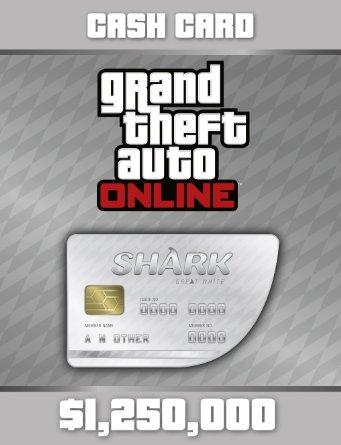 Grand Theft Auto Online (GTA V 5): Great White Shark Cash Card PC - Rockstar Games Launcher hoesje