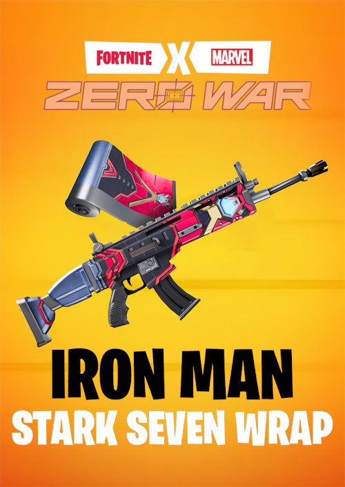 Fortnite - Iron Man Stark Seven Wrap PC - DLC hoesje