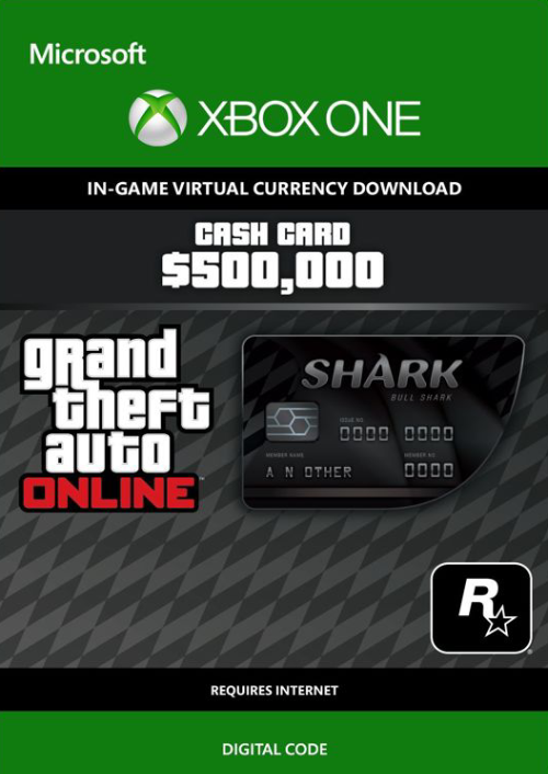 GTA Online Bull Shark Cash Card - $500,000 Xbox One hoesje