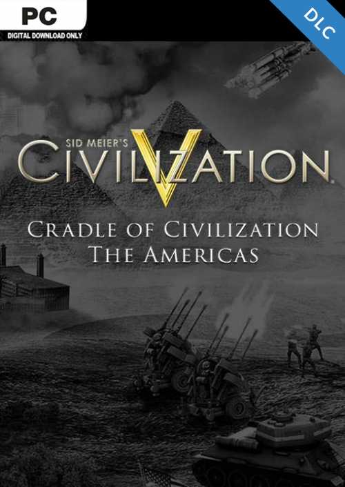 Civilization V  Cradle of Civilization Map Pack Americas PC hoesje
