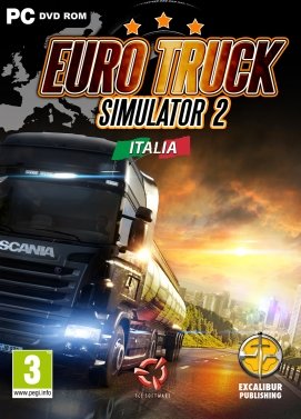 Euro Truck Simulator 2 PC Italia DLC hoesje