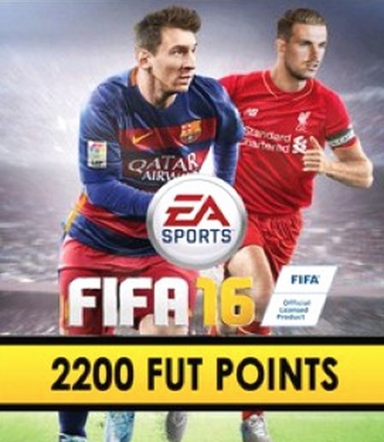 FIFA 16 PC 2200 FUT Points hoesje