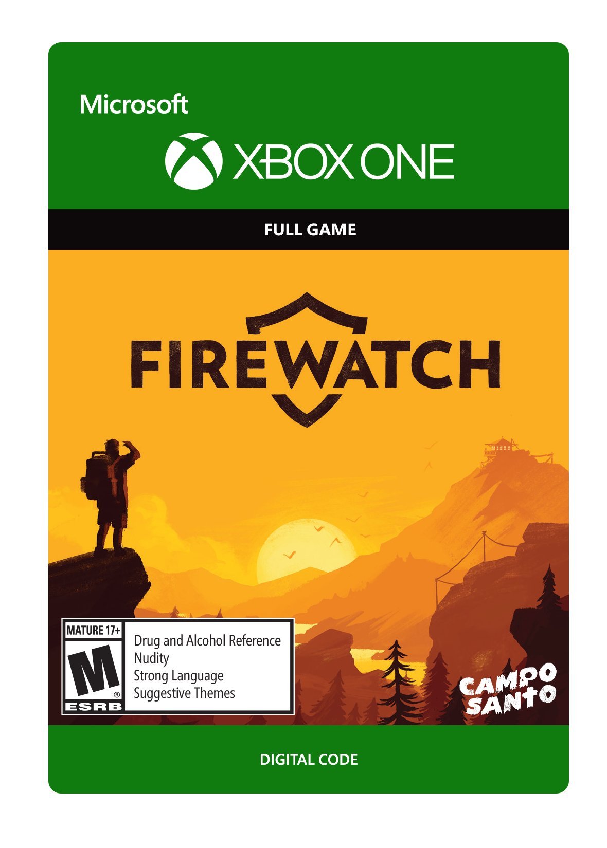 Firewatch Xbox One hoesje
