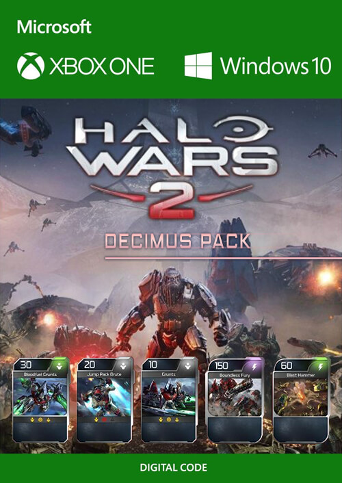 Halo Wars 2 Decimus Pack DLC Xbox One / PC hoesje