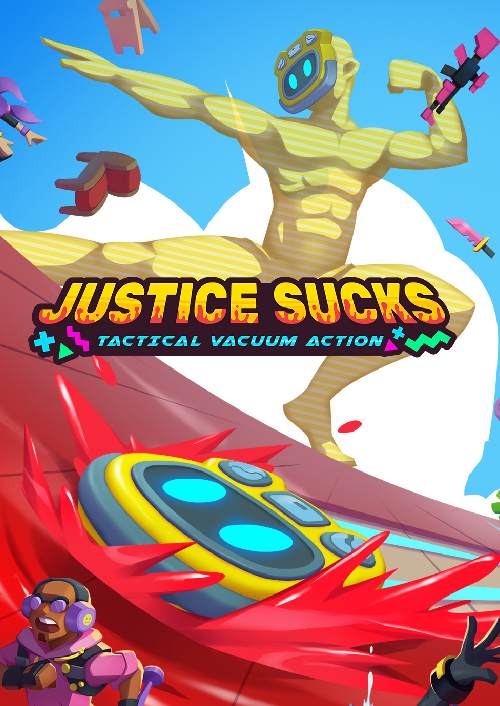 JUSTICE SUCKS: Tactical Vacuum Action PC hoesje