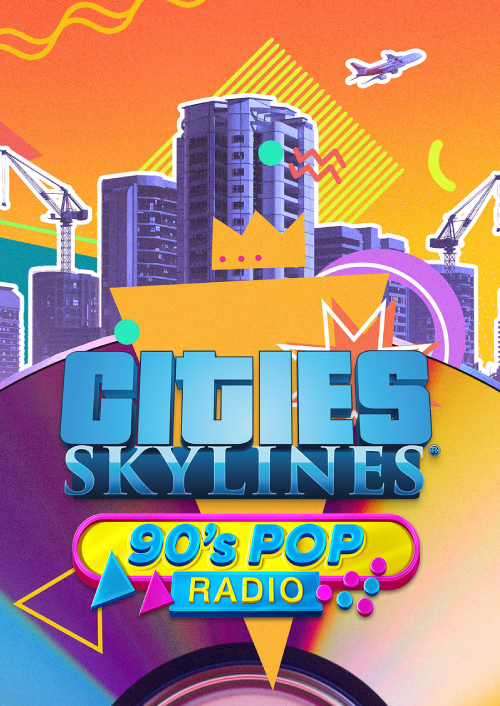 Cities: Skylines - 90's Pop Radio PC - DLC hoesje