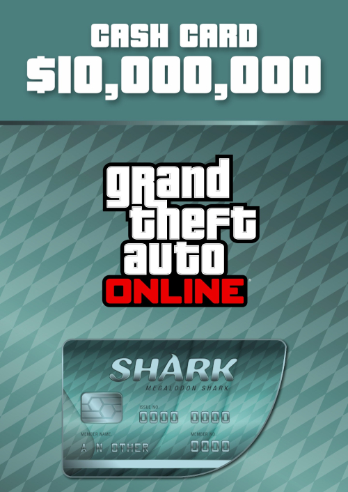Grand Theft Auto Online (GTA V 5): Megalodon Shark Cash Card PC - Rockstar Games Launcher hoesje