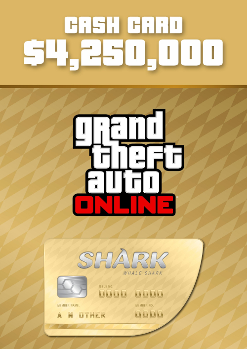Grand Theft Auto Online (GTA V 5): Whale Shark Cash Card PC - Rockstar Games Launcher hoesje
