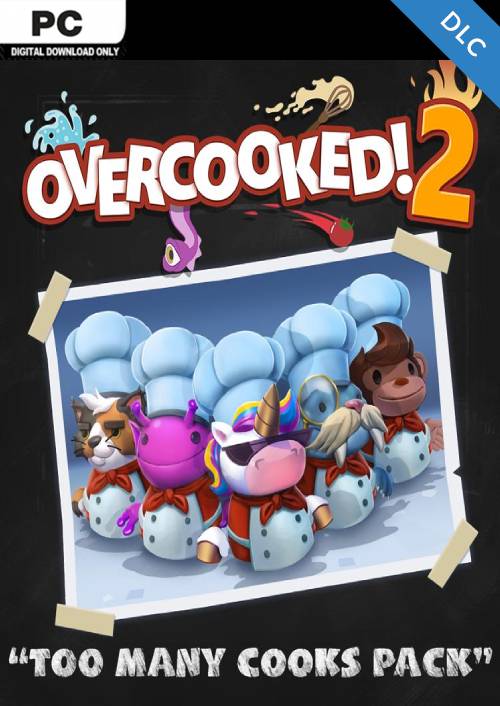 Overcooked! 2 - Too Many Cooks Pack PC - DLC hoesje