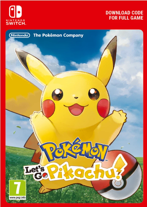 Pokemon Let's Go! Pikachu Switch (EU & UK) hoesje