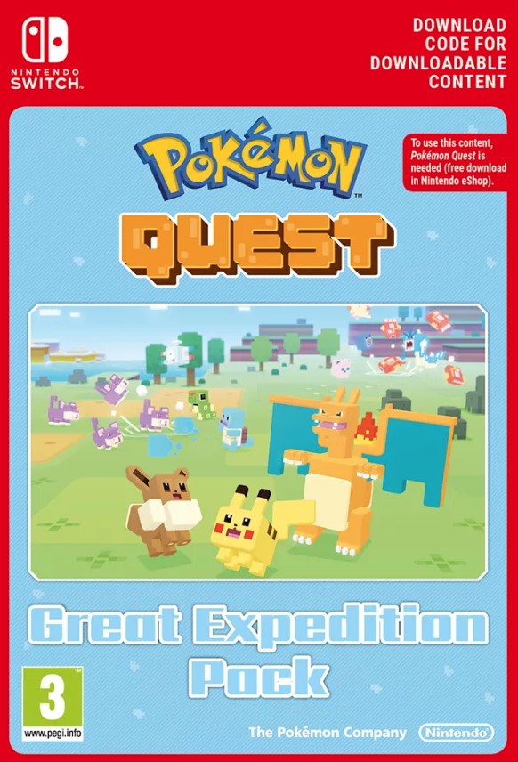 Pokemon Quest - Great Expedition Pack Switch (EU) hoesje