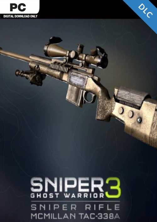 Sniper Ghost Warrior 3  Sniper Rifle McMillan TAC-338A PC - DLC hoesje