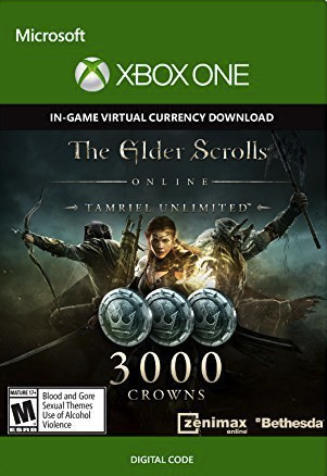 The Elder Scrolls Online Tamriel Unlimited 3000 Crowns Xbox One - Digital Code hoesje