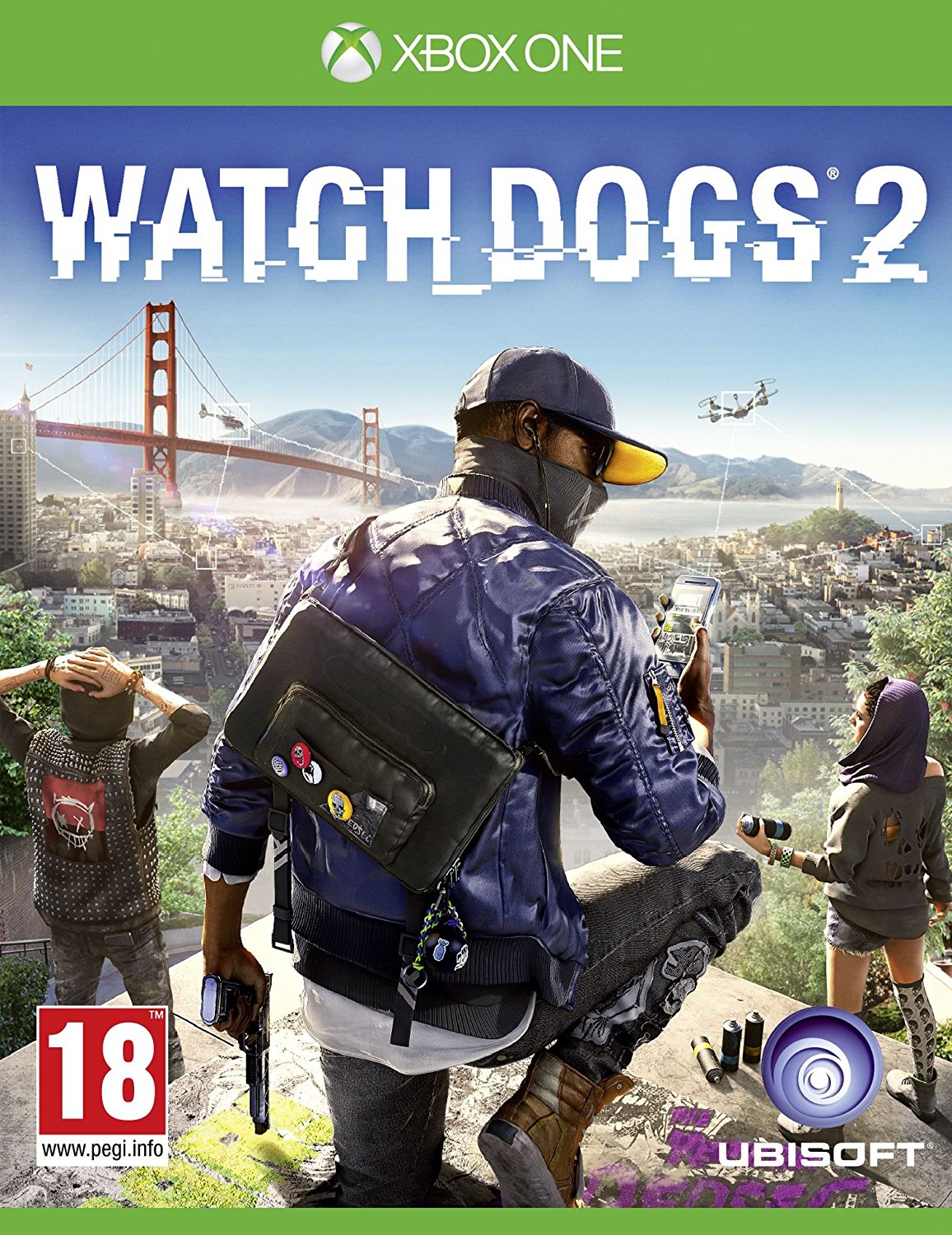 Watch Dogs 2 Xbox One hoesje