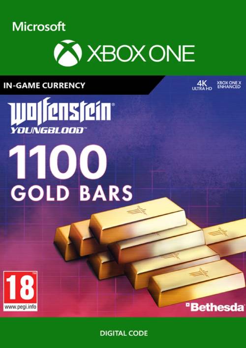 Wolfenstein: Youngblood - 1100 Gold Bars Xbox One hoesje