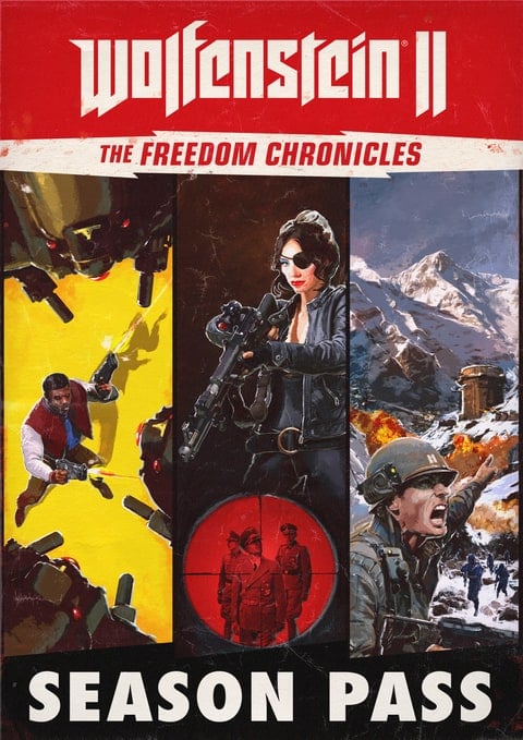 Wolfenstein II 2: The Freedom Chronicles - Season Pass PC hoesje