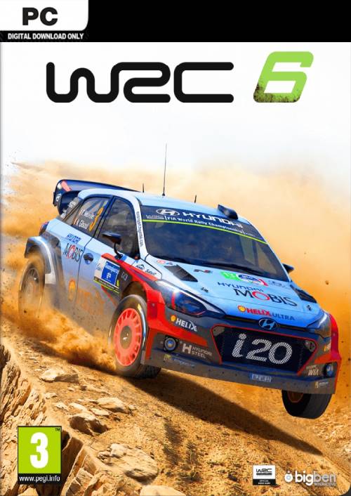 WRC 6 World Rally Championship PC hoesje
