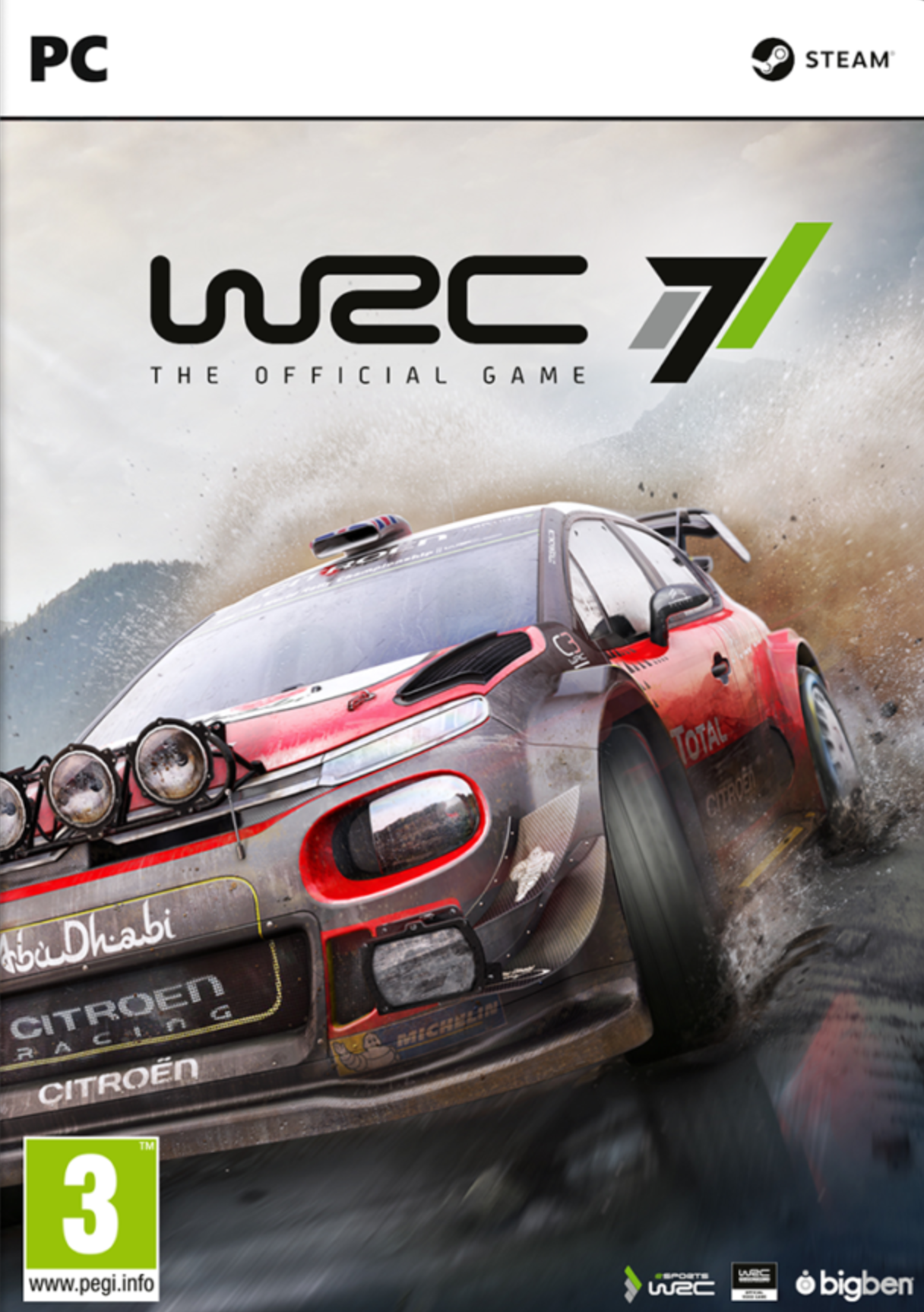 WRC 7 World Rally Championship PC hoesje
